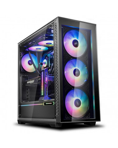 Корпус Deepcool MATREXX 70 ADD-RGB 3F DP-ATX-MATREXX70-BKG0P-3F (713876) E-ATX, CPU Height 170mm, VGA max 380mm, «USB 2.0 x 1, U