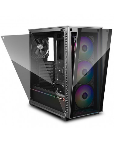 Корпус Deepcool MATREXX 70 ADD-RGB 3F DP-ATX-MATREXX70-BKG0P-3F (713876) E-ATX, CPU Height 170mm, VGA max 380mm, «USB 2.0 x 1, U