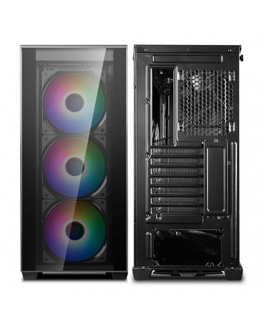 Корпус Deepcool MATREXX 70 ADD-RGB 3F DP-ATX-MATREXX70-BKG0P-3F (713876) E-ATX, CPU Height 170mm, VGA max 380mm, «USB 2.0 x 1, U