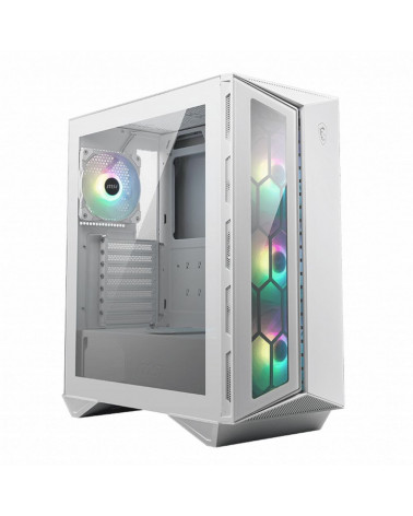 Корпус MSI MPG GUNGNIR 110R WHITE 2xUSB 3.0, 1xType C, 4x120mm ARGB Fan, Tempered Glass Window, Brown Box 