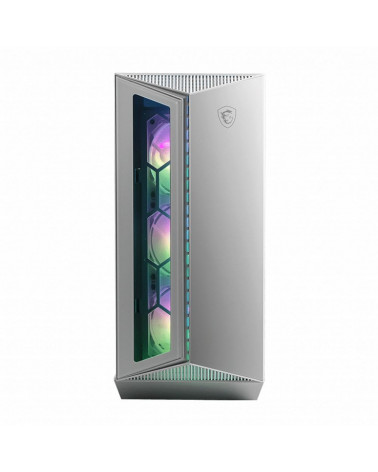 Корпус MSI MPG GUNGNIR 110R WHITE 2xUSB 3.0, 1xType C, 4x120mm ARGB Fan, Tempered Glass Window, Brown Box 