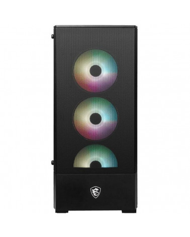 Корпус MSI MAG FORGE 112R Mid-Tower, ATX, 2xUSB 3.2, Audio I/O, 4x120mm ARGB Fan, 6-ch Light controller, Front metal MESH, Up to