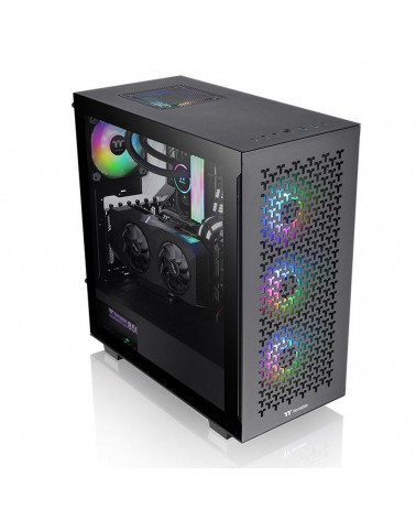 Корпус Thermaltake V350 TG ARGB Air CA-1S3-00M1WN-03 Mid Tower, Black, Tempered Glass 