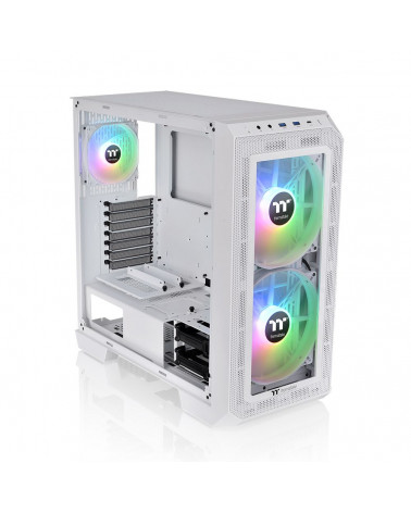 Корпус Thermaltake View 300 MX Snow CA-1P6-00M6WN-00 /White/Win/SPCC/Tempered Glass*1/Mesh & TG Front Panel/200mm ARGB CA-1P6-00