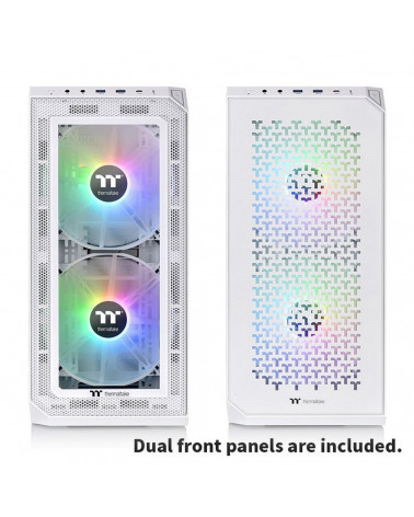 Корпус Thermaltake View 300 MX Snow CA-1P6-00M6WN-00 /White/Win/SPCC/Tempered Glass*1/Mesh & TG Front Panel/200mm ARGB CA-1P6-00