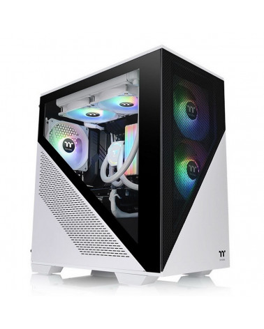 Корпус Thermaltake Divider 170 TG ARGB Snow/White CA-1S4-00S6WN-00 /Win/SPCC/Tempered Glass*1/120mm ARGB PWM Fan*2 