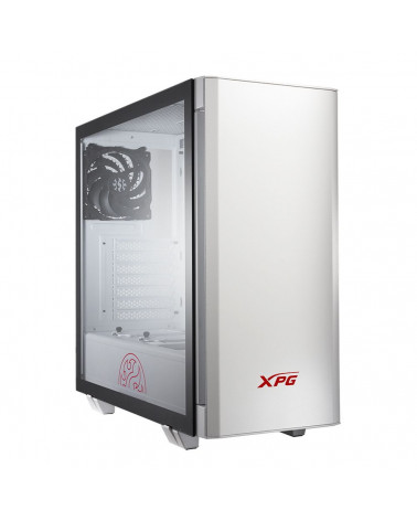 Корпус XPG INVADER WHITE [INVADER-WHCWW] (Midi-Tower, белый, TG, 120mm fan*2) 