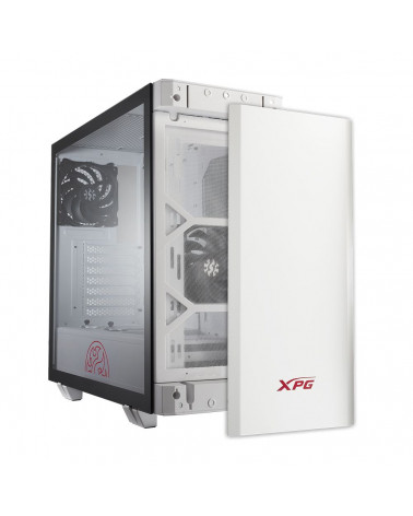 Корпус XPG INVADER WHITE [INVADER-WHCWW] (Midi-Tower, белый, TG, 120mm fan*2) 