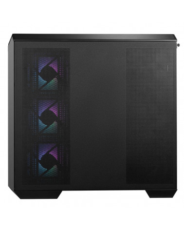 Корпус MSI MAG Pano M100R PZ , Micro-ATX, 1xUSB 3.2 Gen 1, 1xUSB 3.2 Gen2 Type-C, 4x120mm ARGB Fan, ARGB+PWM Control Board, TG 