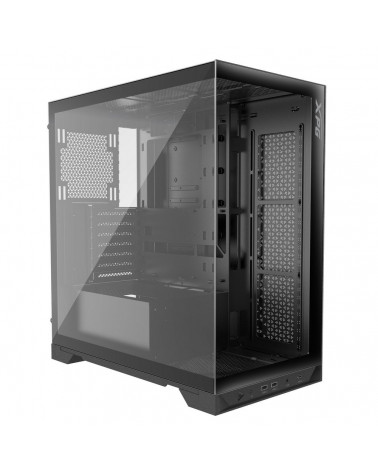 Корпус XPG INVADER X BLACK (INVADERXMTWOF-BKCWW) Mid-Tower, Micro-ATX, Mini-ITX, Standard-ATX, USB 3.2 Gen2 Type-A, USB 3.2 Gen2