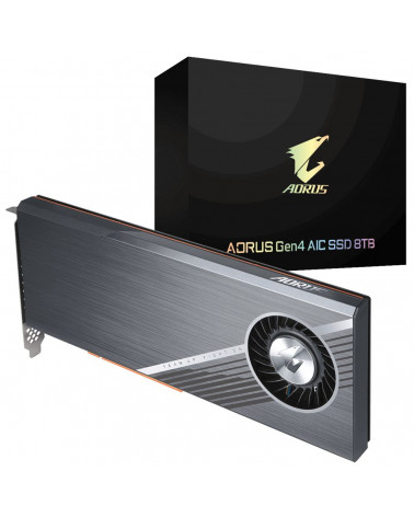 Твердотельный накопитель SSD Gigabyte AIC 8TB AORUS GP-ASACNE6800TTTDA Client PCIe Gen4x16 with NVMe, 15000/15000, MTBF 1.8M, 3D