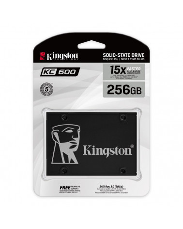 Твердотельный накопитель SSD Kingston KC600 SKC600/512G 512GB 2.5" Client SATA 6Gb/s, 550/520, IOPS 90/80K, MTBF 1M, 3D TLC  300