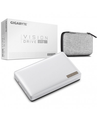 Твердотельный накопитель SSD Gigabyte Vision External GP-VSD1TB 1TB 2.5" USB 3.2 Gen2x2 Type-C, 2000/2000, Shock Resistant MIL-S