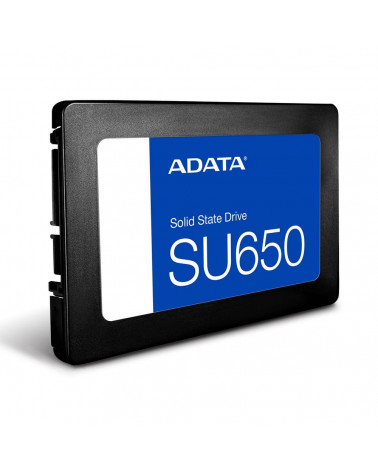 Твердотельный накопитель SSD ADATA  SU650  ASU650SS-256GT-R 256GB 2.5" Client SATA 6Gb/s, 520/450, IOPS 40/75K, MTBF 2M, 3D NAND