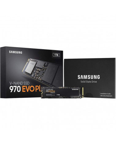 Твердотельный накопитель SSD Samsung 970 EVO Plus M.2 2280 1TB  Client PCIe Gen3x4 with NVMe, 3500/3300, IOPS 600/550K, MTBF 1.5