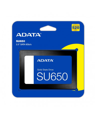 Твердотельный накопитель SSD ADATA  ASU650SS-1TT-R 1TB 2.5" SATA III Ultimate SU650 3D NAND, IOPS 40000/65000 