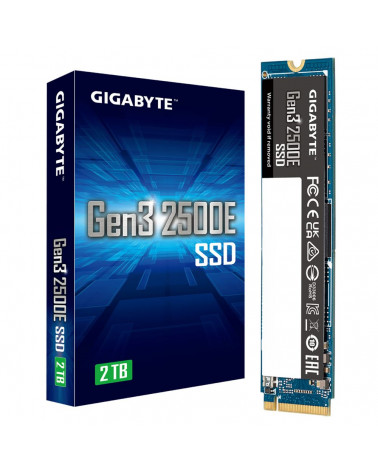 Твердотельный накопитель SSD Gigabyte 2TB M.2 2280 Gen3 2500E G325E2TB PCIe 3.0x4, NVMe 1.3, MTBF 1.5 