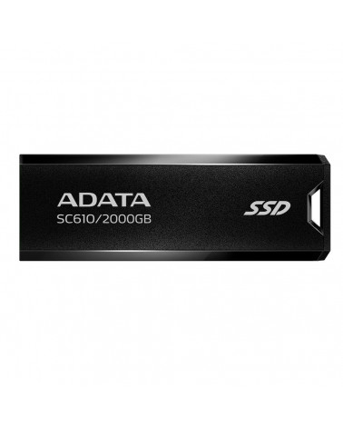 Твердотельный накопитель SSD ADATA 2TB SC610 BOXBLACK/RED  USB 3.2 Gen2 Type-A, 550/500, SC610-2000G-CBK/RD 