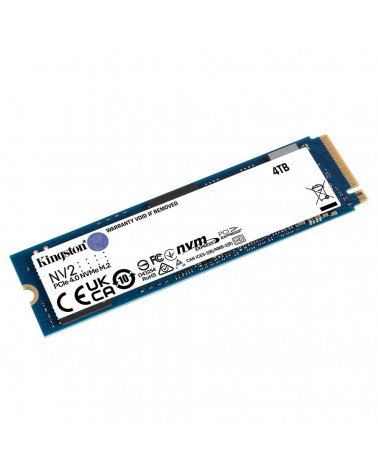 Твердотельный накопитель SSD  M.2 2280 4TB Kingston NV2 Client SSD SNV2S/4000G  PCI-E 4.0 x4, 3500/2800, 1280TBW 