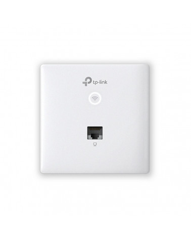 Точка доступа Wi-Fi TP-LINK EAP115-Wall N300 Wi-Fi точка доступа для монтажа в стену, чипсет Qualcomm, до 300 Мбит/с на 2,4 ГГц,