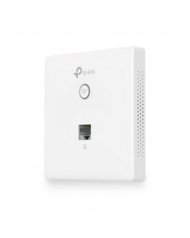 Точка доступа Wi-Fi TP-LINK EAP115-Wall N300 Wi-Fi точка доступа для монтажа в стену, чипсет Qualcomm, до 300 Мбит/с на 2,4 ГГц,