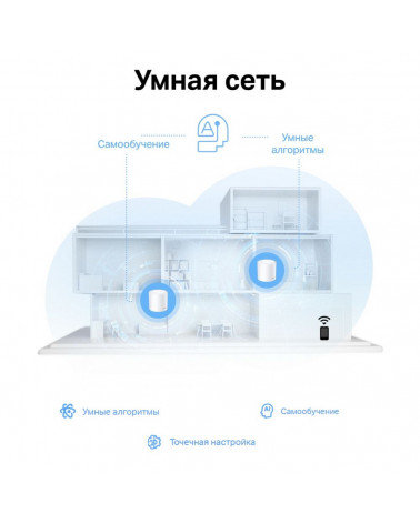 Точка доступа Wi-Fi TP-LINK Deco X10(2-pack) Mesh-система AX1500 Wi-Fi 6 