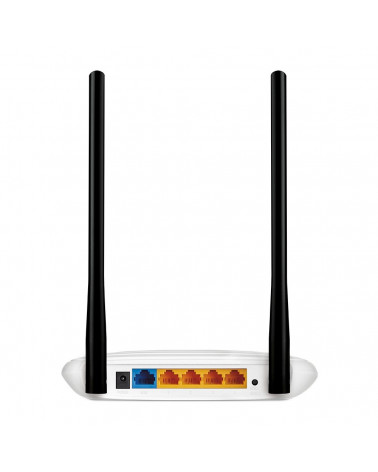 Маршрутизатор TP-LINK TL-WR841N N300 Wi-Fi роутер, чипсет Mediatek, 2T2R, до 300 Мбит/с на 2,4 ГГц, 802.11b/g/n, 5 10/100 Мбит/с