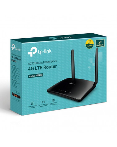 Маршрутизатор TP-LINK Archer MR400 AC1200 Двухдиапазонный 4G LTE Wi-Fi роутер,встроенный 4G LTE модем,поддержка LTE-FDD/LTE-TDD/