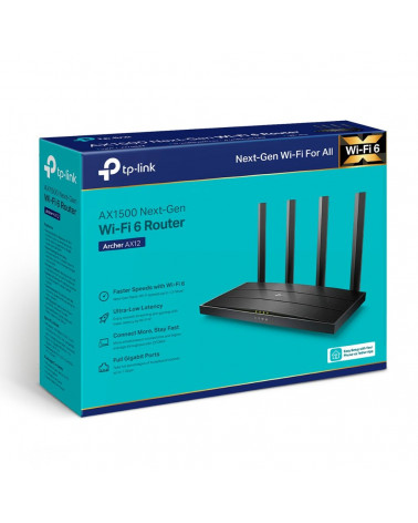 Маршрутизатор TP-LINK Archer AX12 Двухдиапазонный роутер Wi-Fi 6 AX1500 