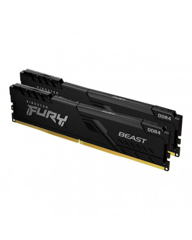 Модуль памяти Kingston FURY Beast Black Gaming Memory KF426C16BBK2/8 8GB DDR4 2666 DIMM Non-ECC, CL16, 1.2V, 512x8 Кит 2х4, RTL,