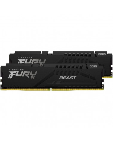 Модуль памяти Kingston 32GB Kingston DDR5 4800 DIMM FURY Beast Black Gaming Memory KF548C38BBK2-32 Non-ECC, CL38, 1.1V, KF548C38