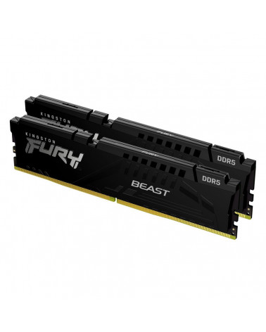 Модуль памяти Kingston 32GB Kingston DDR5 5600 DIMM FURY Beast Black Gaming Memory KF556C40BBK2-32 Non-ECC, CL40, 1.25V, KF556C4