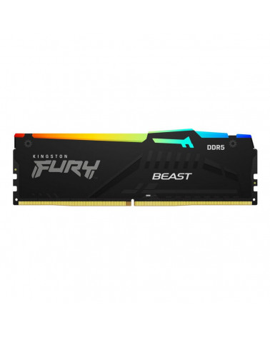 Модуль памяти Kingston 8GB Kingston DDR5 4800 DIMM FURY Beast RGB Gaming Memory KF548C38BBA-8 Non-ECC, , CL38 , 1.1V, KF548C38BB