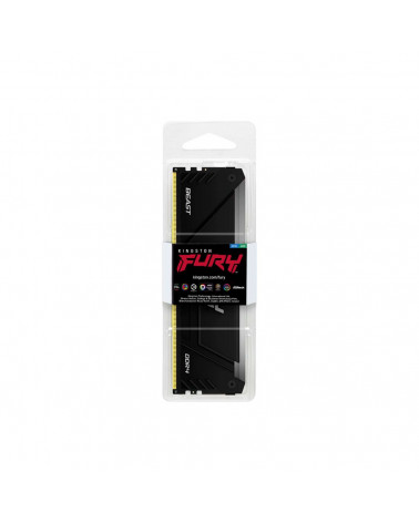 Модуль памяти Kingston 8GB DDR4 2666MHz DIMM FURY Beast Black RGB PnP CL16, 1.2V 288-pin Non-ECC 