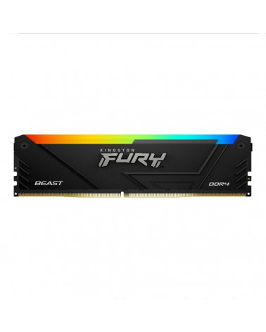 Модуль памяти Kingston 32GB DDR4 3200MHz DIMM FURY Beast Black RGB XMP CL16, 1.35V 288-pin Non-ECC 