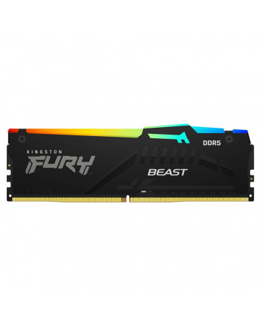 Модуль памяти Kingston FURY Beast RGB 8GB DDR5 5600 DIMM  CL40 