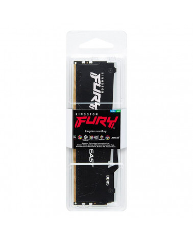 Модуль памяти Kingston 8GB DDR5 5200 DIMM FURY Beast Black RGB Non-ECC, CL40, 1.25V, 1RX8 40-40-40  288-pin, RTL 