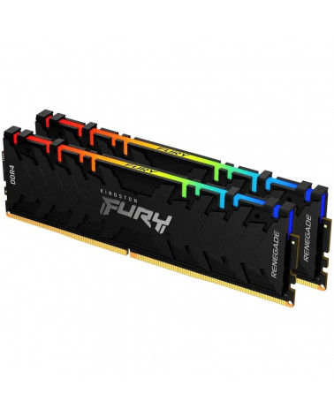 Модуль памяти Kingston 16GB DDR4 4600 DIMM FURY Renegade Black RGB XMP kit 2*8gb, 1RX8 19-26-26 1.5V 288-pin 8Gbit 