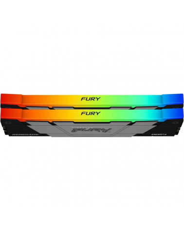 Модуль памяти Kingston 16GB DDR4 3600 FURY Renegade RGB Black XMP Non-ECC Unbuffered DIMM (Kit 2*8gb) 1RX8 16-20-20 1.35V 288-pi