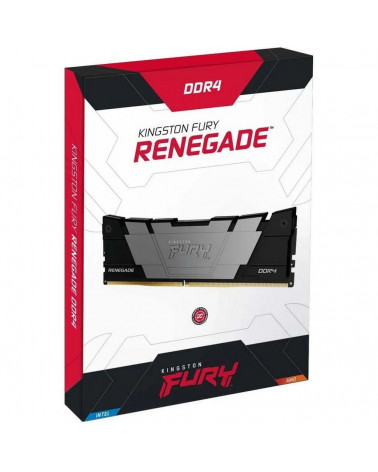 Модуль памяти Kingston 32GB DDR4 3600 FURY Renegade Black XMP Non-ECC Unbuffered DIMM (Single Module) 2RX8 18-22-22 1.35V 288-pi