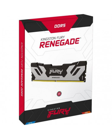 Модуль памяти Kingston 16GB DDR5 8000 FURY Renegade Silver/Black XMP Non-ECC Unbuffered DIMM (Single Module) 1RX8 38-48-48 1.45V