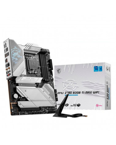 Материнская плата MSI MPG Z790 EDGE TI MAX WIFI Z790, LGA1700, 4DDR5,2PCI-Ex16, 1PCI-Ex1, 5M.2, 8SATA3.0, 1USB3.2Gen2x2, 6USB3.2