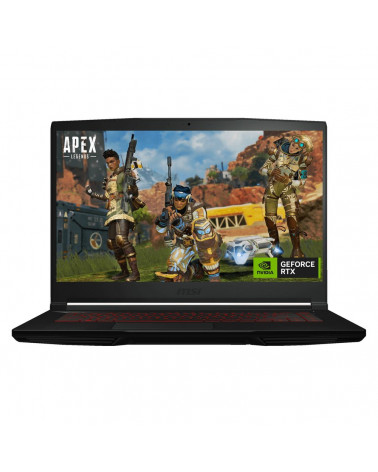 Ноутбук MSI Thin GF63 12VE Core i5-12450H/16Gb/SSD512Gb/RTX 4050 6Gb/15.6"/144hz/IPS/FHD/noOS/black (9S7-16R821-238)