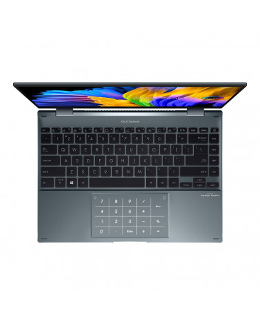 Ноутбук ASUS Zenbook 14 Flip UP5401ZA-KN012W Intel® Core i5-12500H/8GB/SSD512GB/14"/2.8K (2880x1800)/OLED)/Touch/90Hz/Win11/Pine