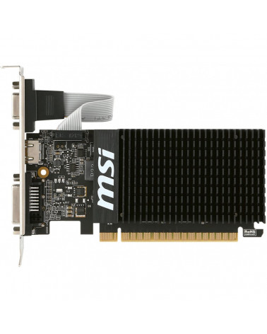 Видеокарта MSI GT710 2G D3H LP 2GB GDDR3 64bit VGA DVI HDMI RTL 20 (448233) 