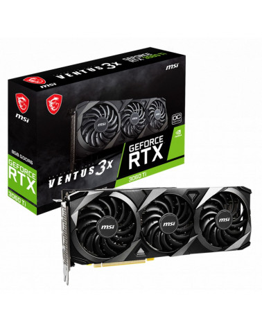 Видеокарта MSI RTX3060Ti VENTUS 3X 8GB OC LHR GDDR6 256bit HDMI 3xDP LHR RTL 10 (852047) 