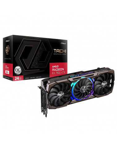 Видеокарта ASRock RX7900XTX TC 24GO 24GB GDDR6 384Bit 3 x DisplayPort 2.1 / 1 x HDMI 2.1 