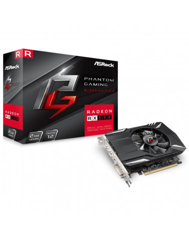 Видеокарта ASRock 550 2GB Phantom Gaming 64-bit GDDR5 DP HDMI DVI 