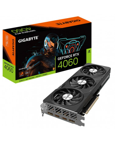 Видеокарта Gigabyte RTX4060 GAMING OC 8GB GDDR6 128-bit DPx2 HDMIx2 3FAN RTL 