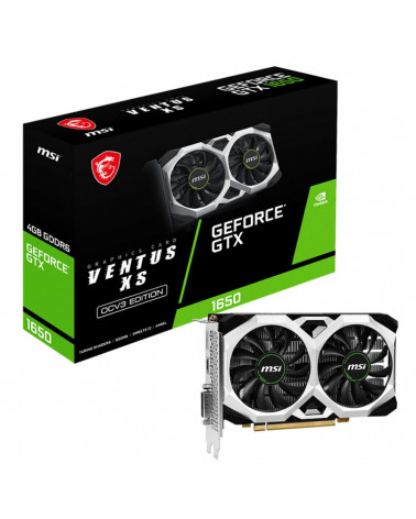 Видеокарта MSI GTX1650 D6 VENTUS XS OCV3 4GB GDDR6 128-bit DVI HDMI DP 2FAN RTL 